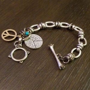 Lucky Brand Peace Bracelet